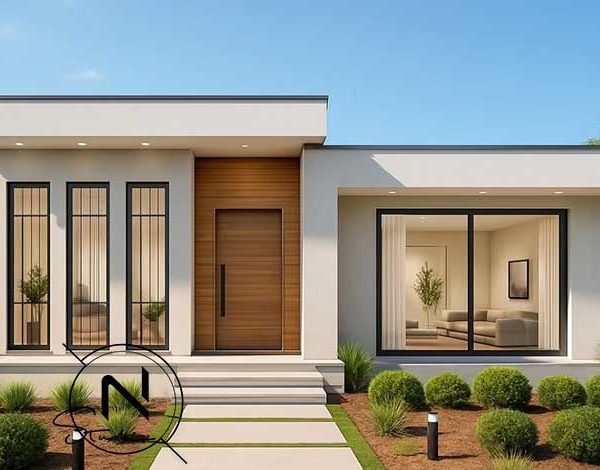 طراحی ویلای مینیمال